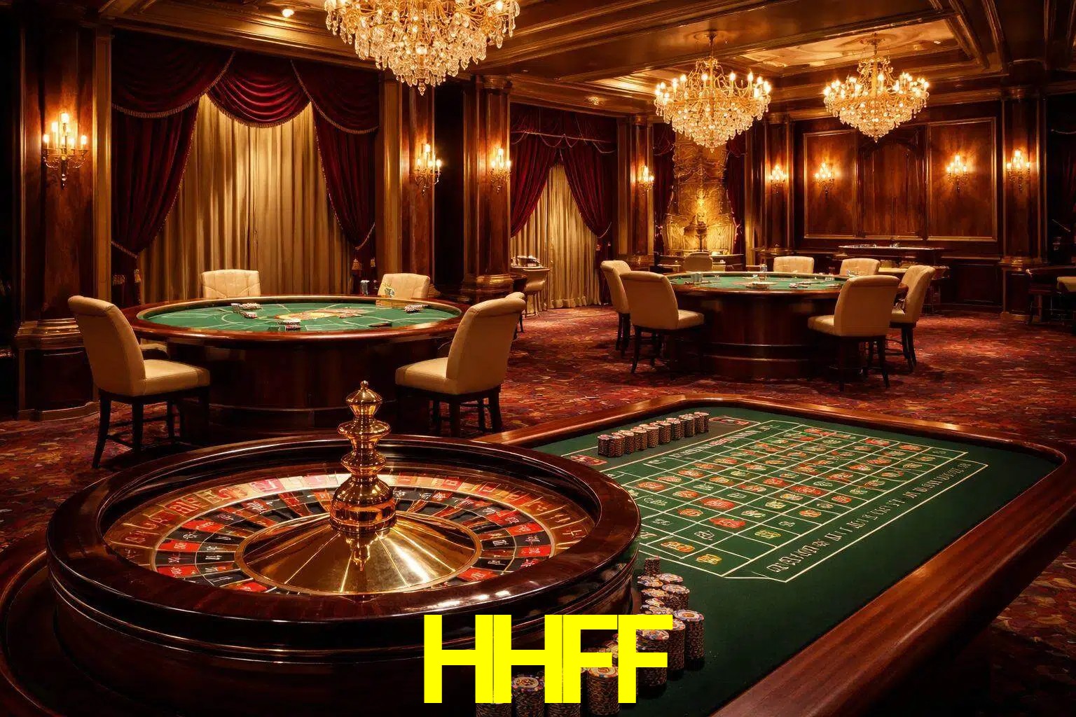 Una escena premium de mesa de casino en vivo con cartas, elementos de ruleta y un ambiente pulido de estudio de transmisión.